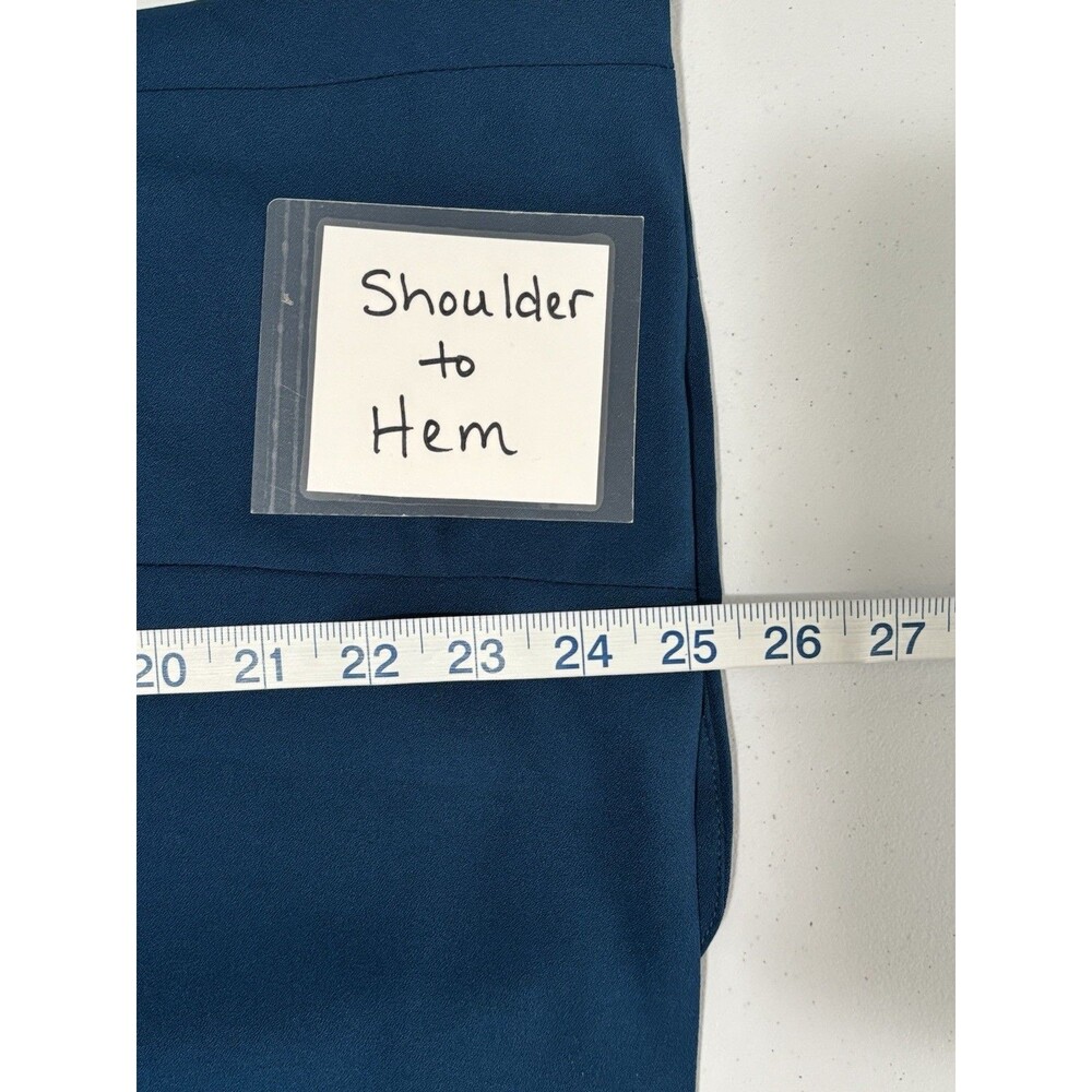 Skies Are Blue Womens Blazer Size 2XL XXL Raja Open Shirred Ruched Sleeve Office - Picture 7 of 12